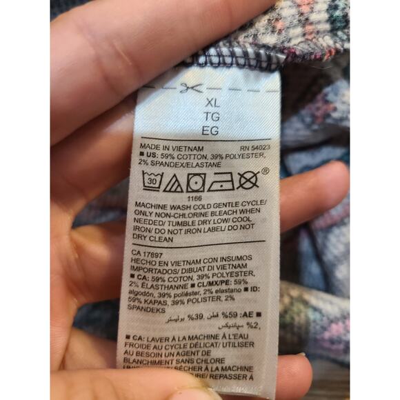 Old navy xl juniors reindeer long sleeve thermal material top - Picture 5 of 7